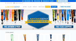 Desktop Screenshot of lanyarddepot.com