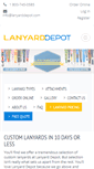 Mobile Screenshot of lanyarddepot.com